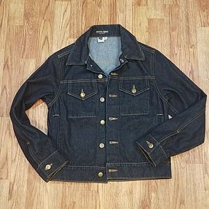 American Apparel Unisex Dark Jean Jacket XXS EUC